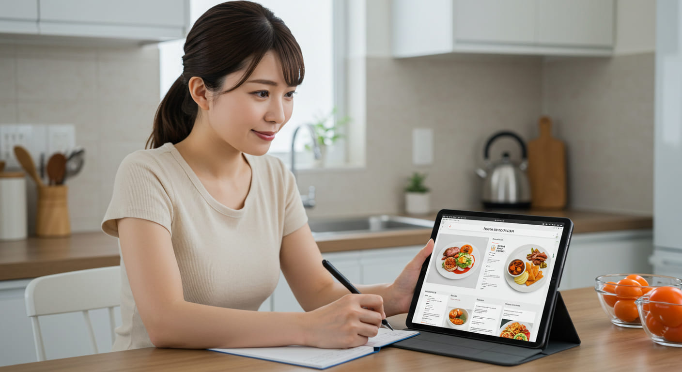 オンラインパーソナルジムの食事指導活用法｜栄養管理で効果倍増